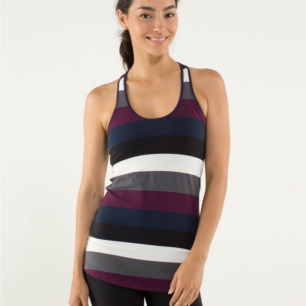 Vintage lululemon striped tank